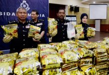 10.4 மில்லியன் ரிங்கிட் மதிப்புள்ள போதைப்பொருள் பறிமுதல்; 10 பேர் கைது