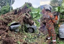 மரத்தில் வாகனம் மோதியதில் இருவர் பலி