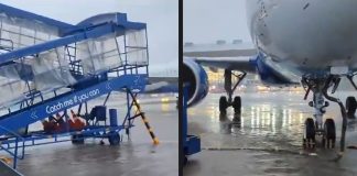 கனமழை, பலத்த காற்று மற்றும் வெள்ளம் காரணமாக சென்னை விமான நிலையம் தற்காலிமாக மூடப்பட்டது