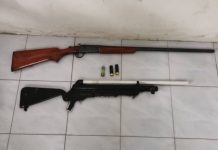 இரண்டு நாட்டு துப்பாக்கிகளை கைப்பற்றிதோடு 60 வயது முதியவரை கைது செய்த போலீசார்