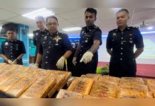 Ganja hampir setengah juta dalam kubur Cina