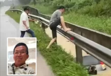 ‘Hero’ terjun longkang selamat wanita hanyut bersama Myvi