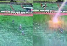 ஆடுகளத்தில் மின்னல் தாக்கி கால்பந்து வீரர் உயிரிழந்தார்