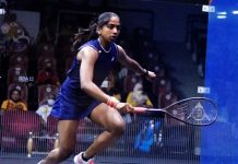 சின்சினாட்டி ஸ்குவாஷ் போட்டியின் காலிறுதிச் சுற்றில் சிவசங்கரி