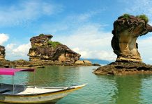 Batu ‘kepala ular’ Taman Negara Bako runtuh