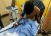 Perut tertusuk besi pengutip sawit