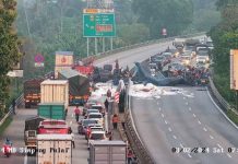 Nahas 7 kenderaan, laluan Gopeng-Simpang Pulai terhalang