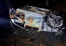 தெலுக் இந்தானில் கார் சறுக்கி தீப்பிடித்ததில் ஆடவர் பலி