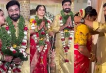சன் டிவி சீரியல் காதல் ஜோடியின் திடீர் திருமணம்… யார் தெரியுதா?