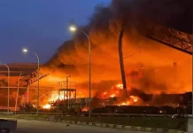 Simpanan logistik sisa musnah dalam kebakaran di PD