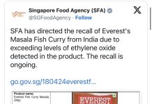 எவரெஸ்ட் மீன் மசாலாவில் பூச்சிக்கொல்லி அதிகம்; தடை விதித்தது சிங்கப்பூர்