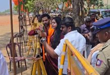 நமீதாவுக்கு ஏற்பட்ட அவமானம் ; அனுமதி மறுத்த போலீசார்!