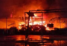 Kilang pengeluar sarung tangan terbesar musnah dalam kebakaran