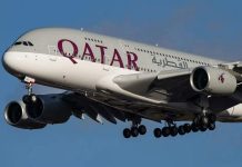 சுழல் காற்றினால் ஆட்டங்கண்ட கத்தார் ஏர்வேஸ் விமானம்; 12 பேர் காயம்