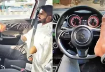 இரண்டு கைகள் இல்லாத இளைஞர்.. தமிழகத்தில் கார் ஓட்ட லைசென்ஸ் வாங்கி புதிய சாதனை