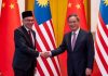 Perdana Menteri China tiba di Malaysia untuk lawatan rasmi 3 hari