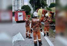 Tujuh cedera bas ekspres terbabas berhampiran Plaza Tol Jalan Duta