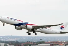 Pesawat MAS dalam penerbangan berpatah balik