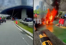 BSI வளாகத்தில் தீ பிடித்த மோட்டார் சைக்கிள்: அணைக்க கால தாமதம் என்பதனை மறுக்கும் தீயணைப்புத் துறை