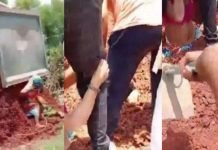 நிலத் தகராறு: போராட்டம் நடத்திய பெண்களை உயிருடன் புதைத்த சம்பவம்