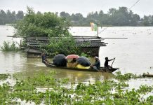 அசாம் வெள்ளம்: 19 மாவட்டங்களில் 6 லட்சத்துக்கும் அதிகமானோர் பாதிப்பு