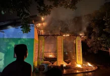 தும்பாட்டிலுள்ள ஒரு வீட்டில் தீ சம்பவம்; தனியாக வசித்து வந்த மூதாட்டி சடலமாக மீட்பு