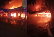 கோலாலம்பூரிலுள்ள சாலையோர உணவுக்கடைத் தொகுதியில் தீ சம்பவம்!