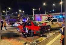 Suami isteri maut dirempuh Hilux langgar lampu isyarat merah