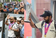 உலக கோப்பையை வென்ற இந்திய அணி – நாளை மும்பையில் வெற்றிக் கொண்டாட்டம்…