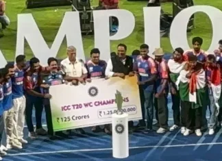 நாட்டிற்கு பெருமை சேர்த்த இந்திய கிரிக்கெட் அணி… ரூ. 125 கோடி பரிசு வழங்கியது பிசிசிஐ….
