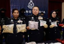 7.8 மில்லியன் ரிங்கிட் போதைப்பொருட்கள் பறிமுதல்: 6 பேர் கைது