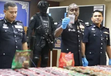 Sindiket dadah RM1.85 juta tumpas