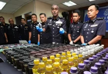 Dadah bentuk jeli rampas di Johor