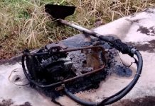 புல்வெட்டும் இயந்திரத்தில் பரவிய தீ ஆடவரின் உயிரைக் குடித்தது