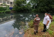Ada bahan kimia di Sg Pandan