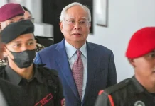 Najib masuk hospital kerana sakit lutut