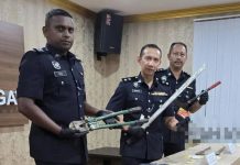 கோலா லங்காட் ஆயுதமேந்திய கொள்ளை; இருவர் கைது