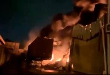 சுங்கை பூலோவிலுள்ள டயர், பேட்டரிகள் சேமிப்பு கிடங்கில் தீ