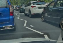 ஷா ஆலம் பெர்சியாரான் ஹிஷாமுடினில் ஸிக்ஸெக் சாலைக் கோடு எதற்கு?