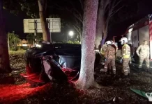 Lelaki maut Kereta terbabas rempuh pokok