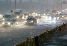 Hujan lebat, ribut petir di negeri sebelah Pantai Barat Semenanjung