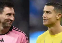 கிறிஸ்டியானோ ரொனால்டோவின் சாதனையை சமன் செய்த லியோனல் மெஸ்ஸி..!
