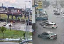 Banjir kilat di Selangor-Bomba pantau