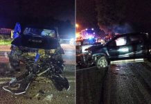 Kereta peronda polis terlibat kemalangan
