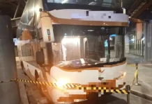 Larangan untuk penggunaan soket dalam bas ekspres