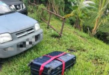 பயணப் பையில் மனித உடல்