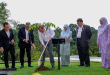Anwar tanam pokok ke-100 juta