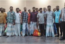இலங்கை சிறையிலிருந்து விடுதலை செய்யப்பட்ட தமிழக மீனவர்கள் 21 பேர் தாயகம் திரும்பினர்
