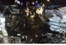 சாலை விபத்தில் வயதான பெற்றோரும் மகனும் பலி