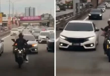 ஆம்புலன்ஸை பின் தொடர்ந்து ஆபத்தான முறையில் வாகனமோட்டி சென்ற நபர் கைது